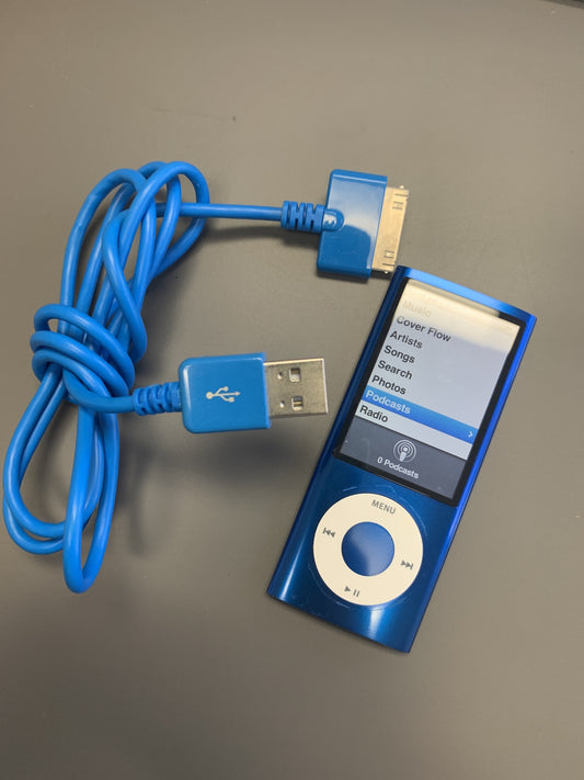 Ipod Nano 5th Gen 8GB * Charge Cable