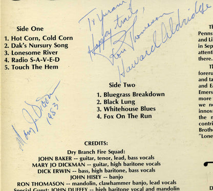 Dry Branch Fire Squad : On Tour (Live At Granite Hill Park) (LP, Album)