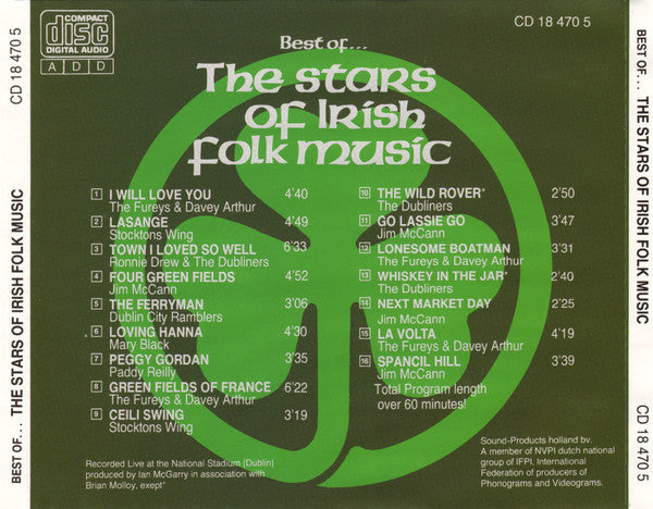 Various : Best Of… The Stars Of Irish Folk Music (CD)