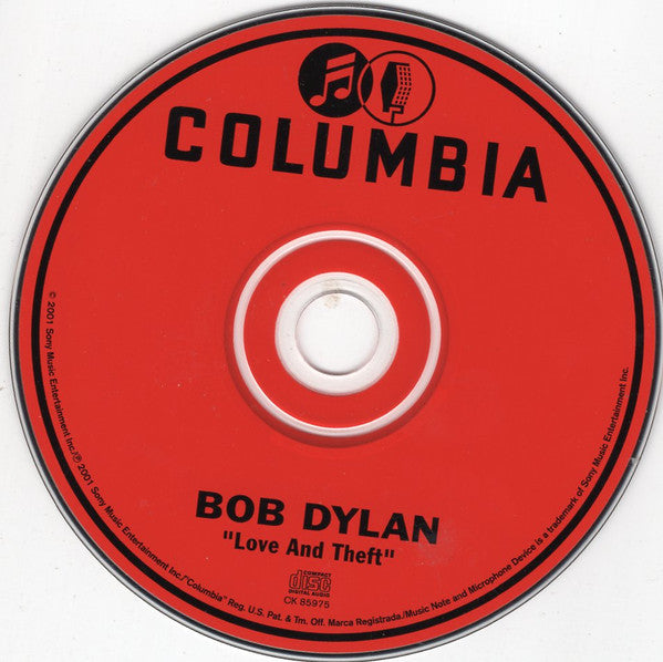 Bob Dylan : "Love And Theft" (CD, Album)