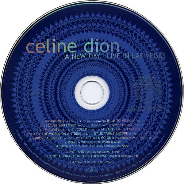 Celine Dion* : A New Day...Live In Las Vegas (CD, Album + DVD-V, NTSC)