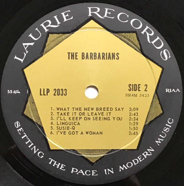 The Barbarians : The Barbarians (LP, Album, Mono, Roc)