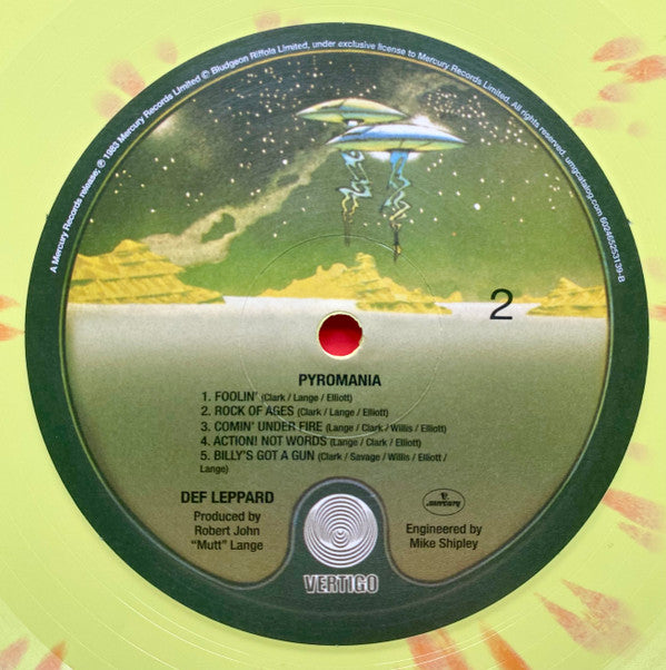 Def Leppard : Pyromania (LP, Album, Ora)