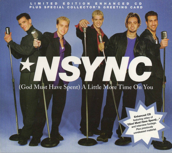 *NSYNC : (God Must Have Spent) A Little More Time On You (CD, Maxi, Enh, Ltd)