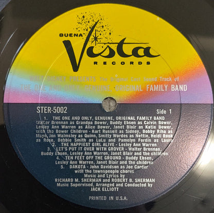 Richard M. Sherman & Robert B. Sherman Arranged And Conducted By Jack Elliott : Walt Disney Presents The One And Only, Genuine, Original Family Band (Original Cast Sound Track) (LP, Album, Gat)