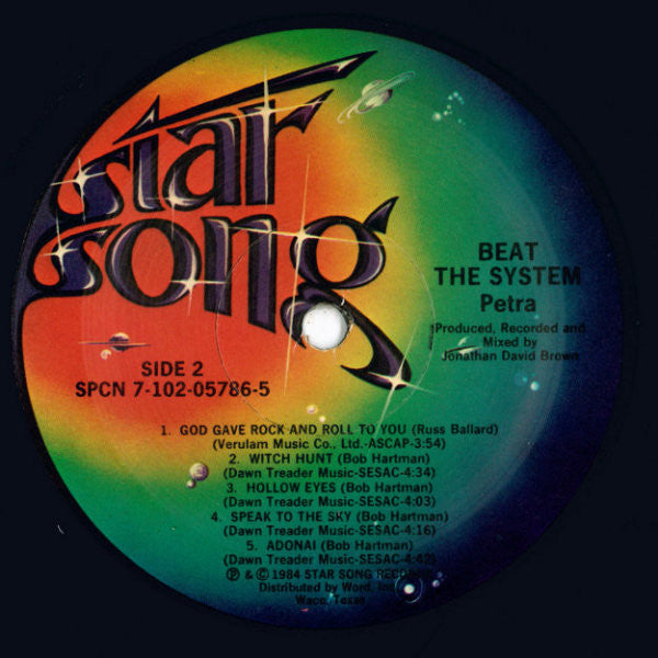 Petra (9) : Beat The System (LP, Album)
