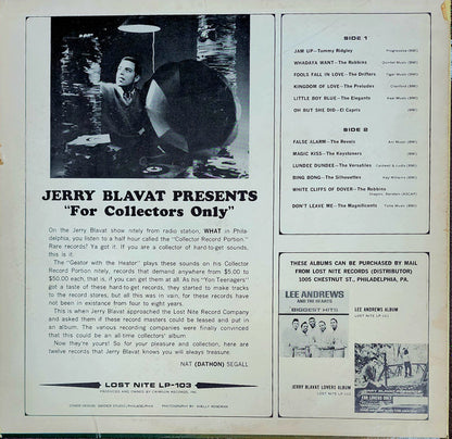 Various : Jerry Blavat Presents "For Collectors Only" (LP, Comp)