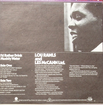 Lou Rawls / Les McCann Ltd. : I'd Rather Drink Muddy Water (LP, Album, RE)