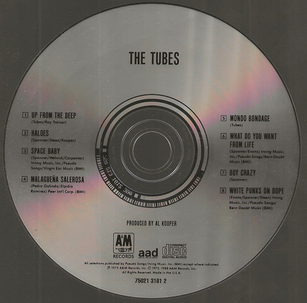 The Tubes : The Tubes (CD, Album, RE, RP, EDC)