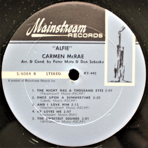 Carmen McRae : Alfie (LP, Album)