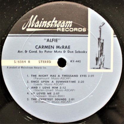 Carmen McRae : Alfie (LP, Album)