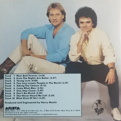 Air Supply : Now And Forever (CD, Album, RE)