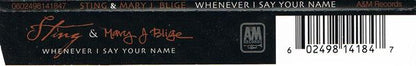 Sting & Mary J Blige* : Whenever I Say Your Name (CD, Maxi)