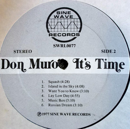 Don Muro : It's Time (LP, Album)