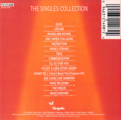 Spandau Ballet : The Singles Collection (CD, Comp, Club)