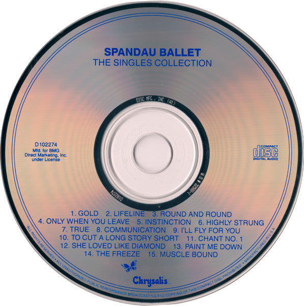 Spandau Ballet : The Singles Collection (CD, Comp, Club)