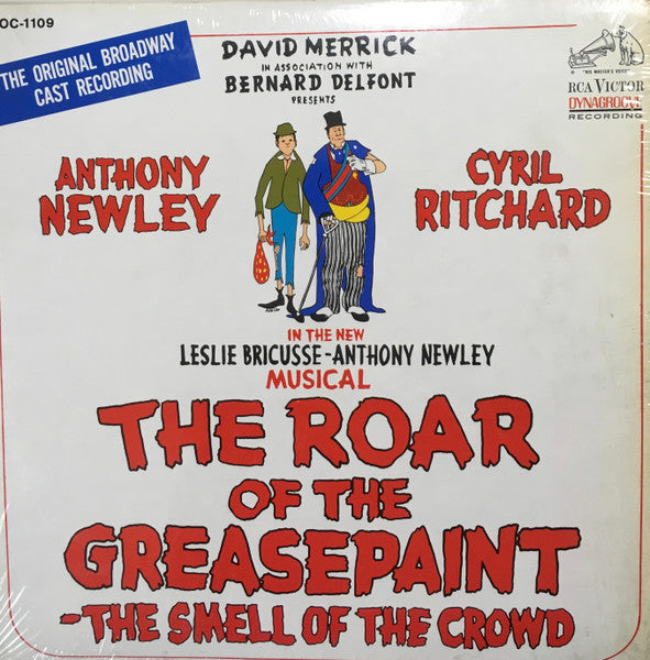 Anthony Newley, Cyril Ritchard : The Roar Of The Greasepaint - The Smell Of The Crowd (LP, Album, Mono)