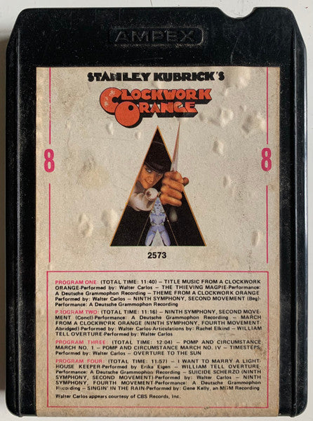Various : Stanley Kubrick's A Clockwork Orange (8-Trk, Album, Amp)