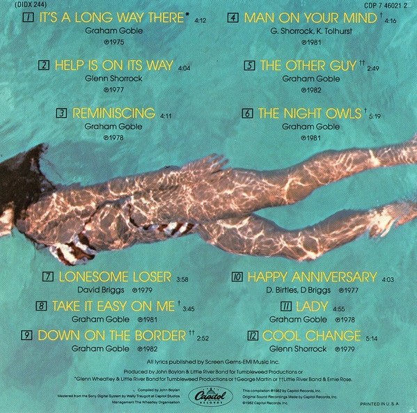 Little River Band : Greatest Hits (CD, Comp, JVC)
