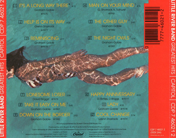 Little River Band : Greatest Hits (CD, Comp, JVC)