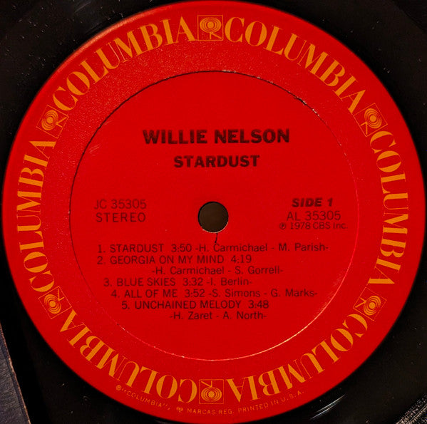 Willie Nelson : Stardust (LP, Album, Ter)