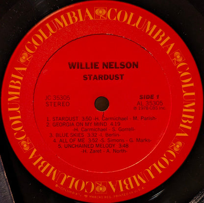 Willie Nelson : Stardust (LP, Album, Ter)