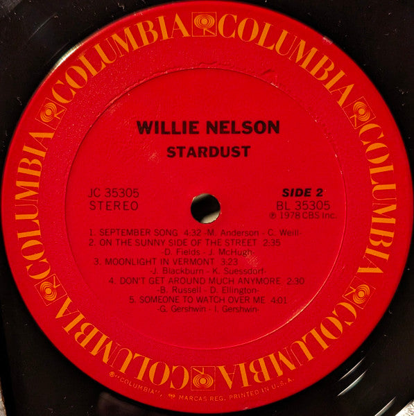 Willie Nelson : Stardust (LP, Album, Ter)