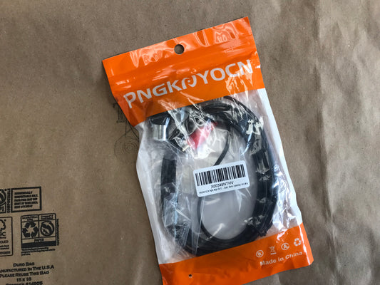 PNGKNYOCN Right Angle Din 5 Pin to RCA Cable 1.5m