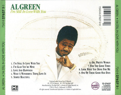 Al Green : I'm Still In Love With You (CD, Album, RE)