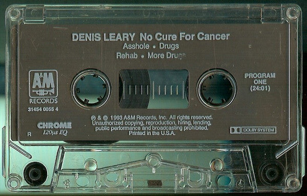 Denis Leary : No Cure For Cancer (Cass, Album)
