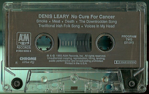 Denis Leary : No Cure For Cancer (Cass, Album)