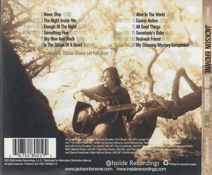 Jackson Browne : Solo Acoustic Vol. 2 (CD, Album, Dig)