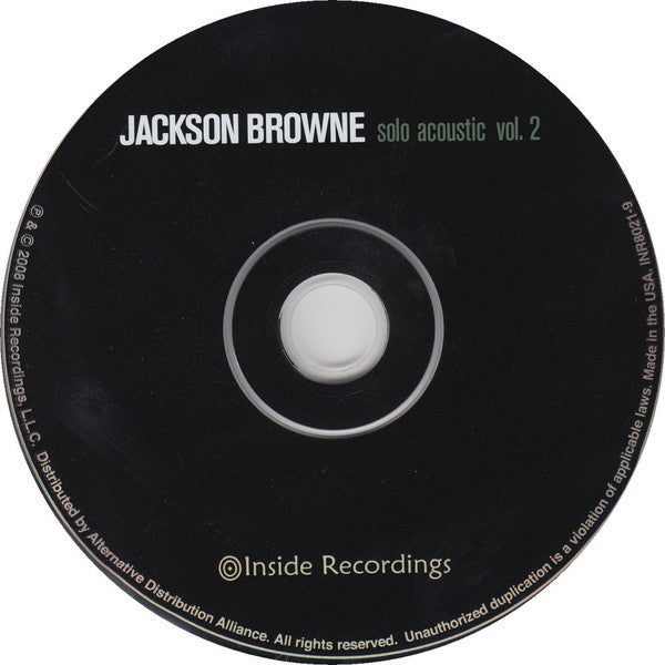 Jackson Browne : Solo Acoustic Vol. 2 (CD, Album, Dig)