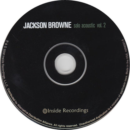 Jackson Browne : Solo Acoustic Vol. 2 (CD, Album, Dig)
