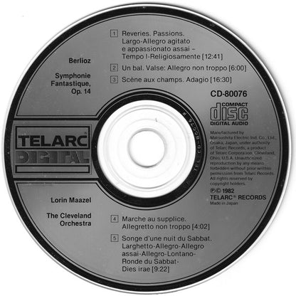 Berlioz* - Lorin Maazel ~ The Cleveland Orchestra : Symphonie Fantastique (CD, Album, RE)