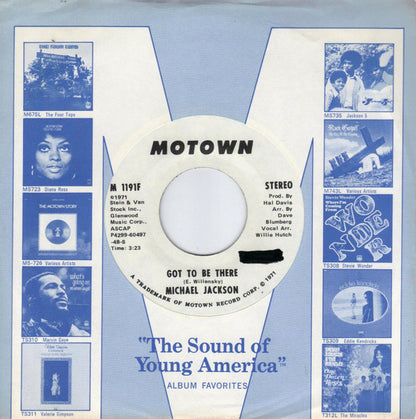 Michael Jackson : Got To Be There (7", Single, Mono, Promo)