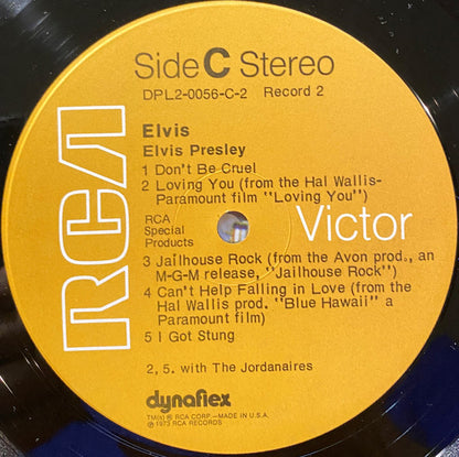 Elvis Presley : Elvis (2xLP, Comp, Tan)