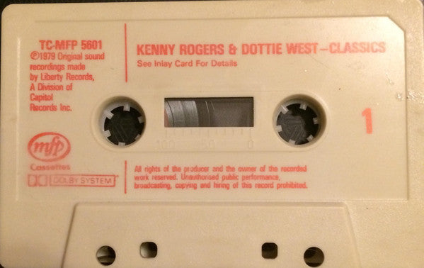Kenny Rogers & Dottie West : Classics (Cass, Album, RE, Dol)