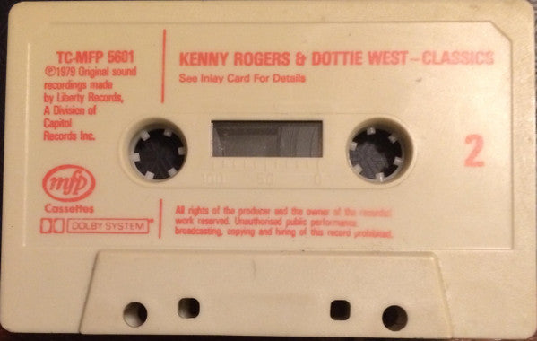 Kenny Rogers & Dottie West : Classics (Cass, Album, RE, Dol)