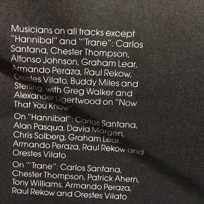 Carlos Santana : Blues For Salvador (LP, Album)