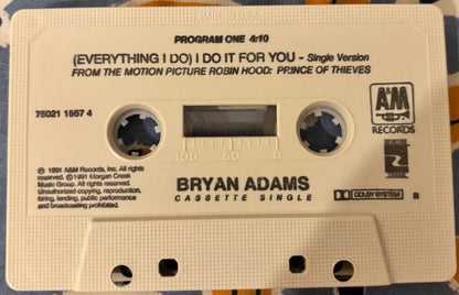 Bryan Adams : (Everything I Do) I Do It For You (Cass, Single, Dol)