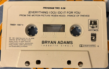 Bryan Adams : (Everything I Do) I Do It For You (Cass, Single, Dol)