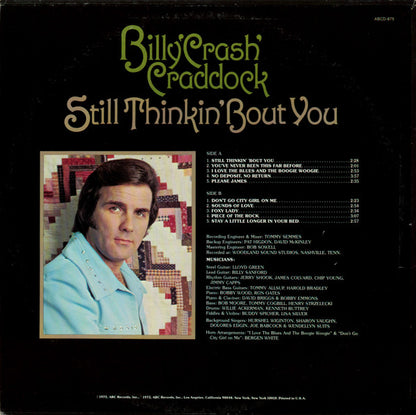Billy 'Crash' Craddock : Still Thinkin' About You (LP, Album)