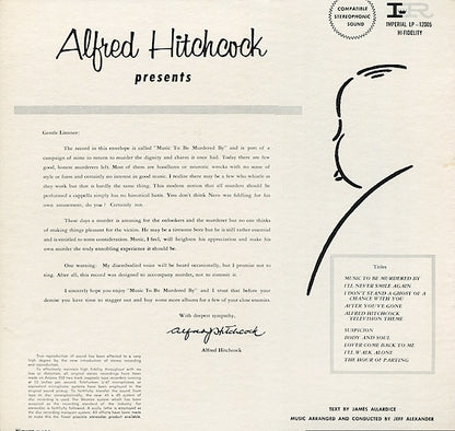 Alfred Hitchcock : Presents Music To Be Murdered By (LP, Album)