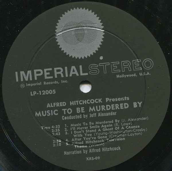 Alfred Hitchcock : Presents Music To Be Murdered By (LP, Album)
