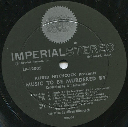 Alfred Hitchcock : Presents Music To Be Murdered By (LP, Album)