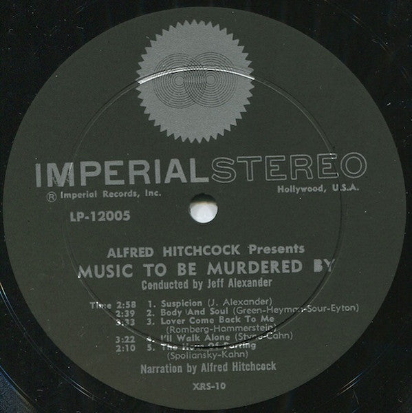 Alfred Hitchcock : Presents Music To Be Murdered By (LP, Album)
