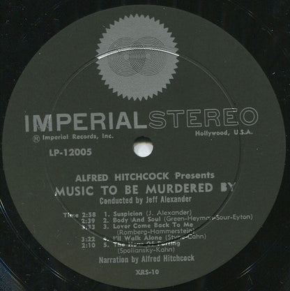 Alfred Hitchcock : Presents Music To Be Murdered By (LP, Album)
