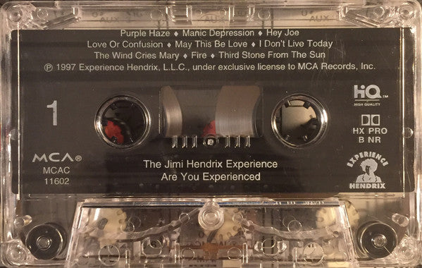 The Jimi Hendrix Experience : Are You Experienced? (Cass, Album)