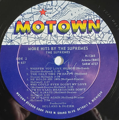The Supremes : More Hits By The Supremes (LP, Album, Mono, Roc)